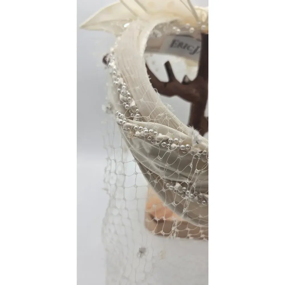 Eric Javits VTG Ladies Hat With Lace Vintage Great Pre Loved Condition - Picture 4 of 14